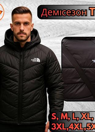 Демисезонная куртка the north face с капюшоном на молнии, теплая куртка спортивная, большие размеры