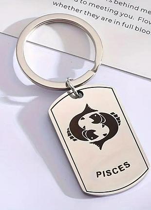 Брелок знак зодіаку «риби» арт. 07027