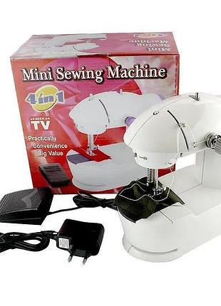 Мини швейная машинка 4 в 1 mini sewing machine sm-201