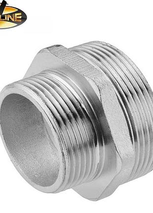 Ніпель нікельований перехідний 1*1 1/4"н (25*32) lexline, дніпро