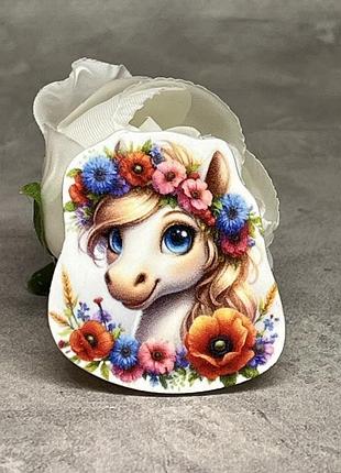 Серединка для бантиков (декор, пластик) , размер 3,2*3,6 см, арт 019120, 1 шт., ассорти