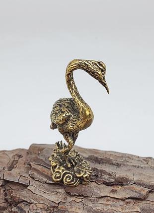 Статуэтка из латуни «журавль» арт. 06267