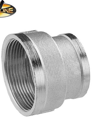 Муфта никелированная переходная 2*1 1/4"в (50-32), lexline днепр