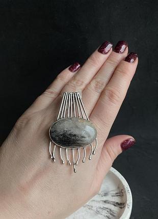 Підвісок турмаліновий кварц волосатик натуральний камінь кулон з турмалінового кварцу. індія.