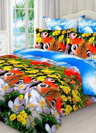 Постельное белье бязь бабочки 3д