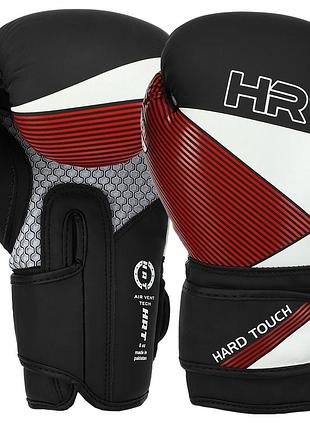 Перчатки боксерские детские hard touch 4-8 унций черно-белый, 6