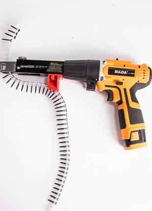 Шуруповерт для гіпсокартону, літієва батарея, бездротовий цвяховий пістолет для бетону