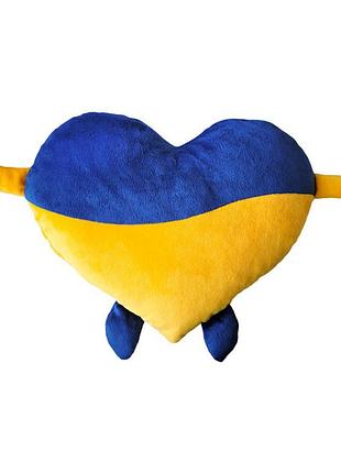 Детская мягкая игрушка "сердце" мс 180402-02