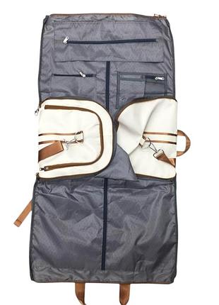 Дорожня сумка-трансформер, портплед transformer bag 100 х 53 см (r37020) білий