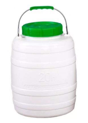 Фляга пластмасова - 20л (горловина 160мм) (леміра)