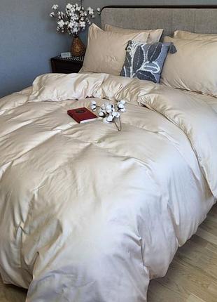 Сатин однотонний beige, №0060 (сімейний)