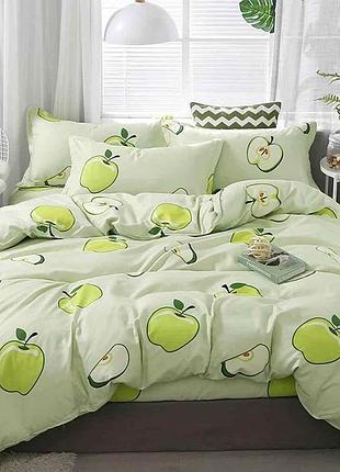 Постельное белье бязь яблоки двуспальный