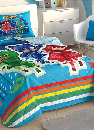 Покрывало с наволочкой tac 160x220 pj masks power effect