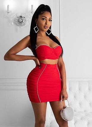 Червоний костюм oh polly