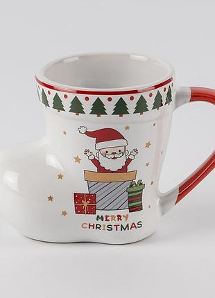 Кружка керамическая merry christmas 250 мл 13х9 см 16035-002