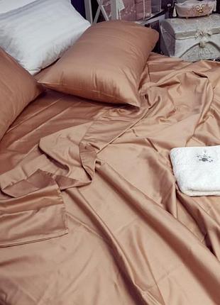 Сатин однотонний frappe, №165 (євро на рез.)