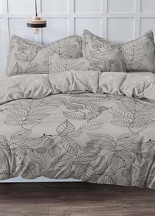 Растения полуторное постельное белье 150x220 см сатин люкс с компаньоном s497 двуспальный
