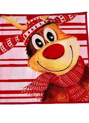 Салфетка кухонная из микрофибры, 30*30 см, арт 019255, 1 шт., ассорти