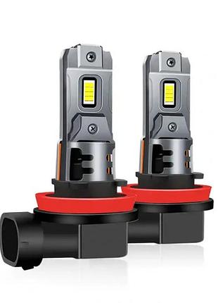 Led автолампа stellar s25 hb4/9006 24w 3800lm 6000k 12-20v canbus вбудований та драйвер кулер