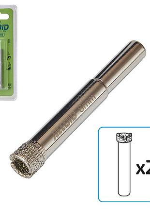 Alloid base. свердло корончате алмазне по склу та кераміці 8мм (2шт)