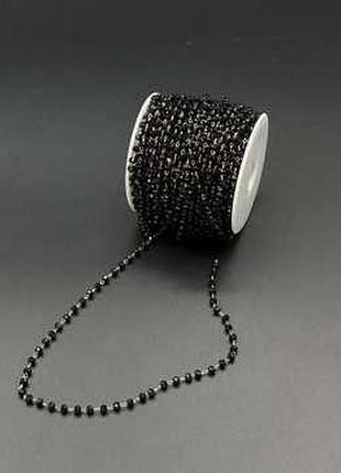 Ланцюжки для створення намиста. колір чорний. 1м / ланцюжки для створення намиста. колір чорний. 1м