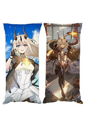 Подушка аниме аркнайтс arknights двухсторонняя 30х50 см (pp0724)