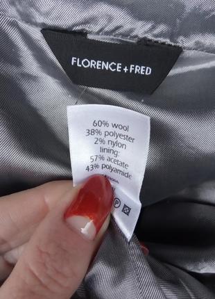 Стильная базовая шерстяная серая прямая юбка миди с клиентами florence+fred 🔥4 фото