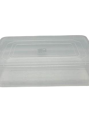 Пластиковый контейнер для пищевых продуктов с крышкой ак-248 судок с защелками 13 л. 45*31*12 cm forkopt