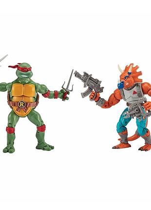 Набор фигурок - рафаэль против трицератона
