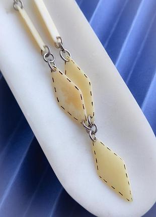 Вінтажне намисто з кістки. кольє натуральна кістка. вінтаж. німеччина.