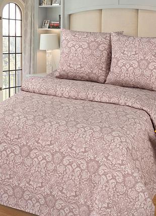 Постельное белье поплин латте двуспальный