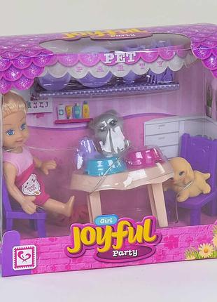 Куколка с собачкой и котиком