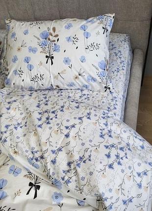 Блакить, cotton (двоспальний)