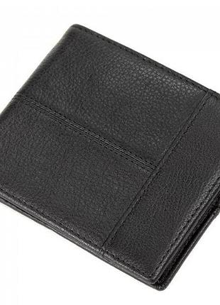 Кожаное мужское портмоне tiding bag черный