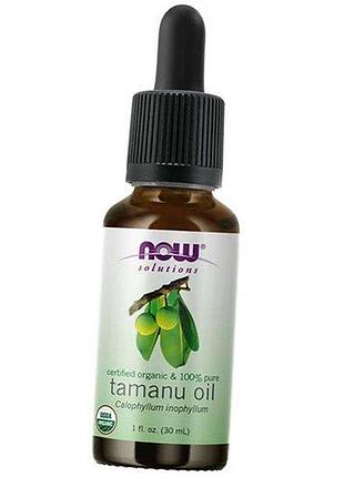 Органическое масло таману, organic tamanu oil, now foods 30мл (43128017)