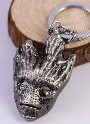 Крупный брелок грут стражи галактики металл очень круто