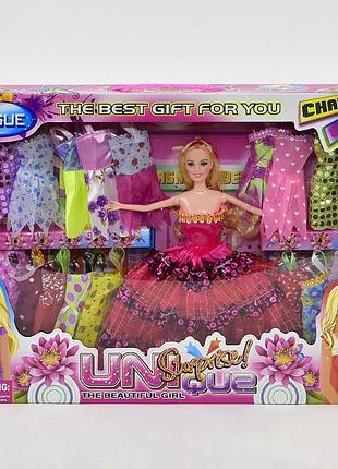 Кукла с нарядными платьями "гардероб", 2 вида, платья, в коробке