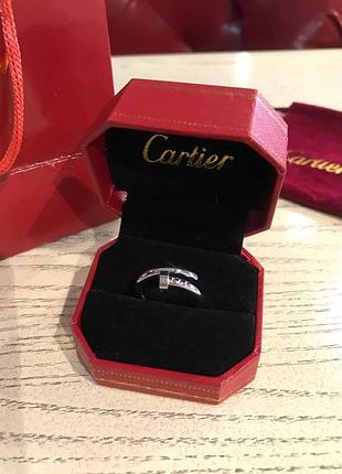 Cartier кольцо гвоздь посеребрение / картье гвоздь кольцо