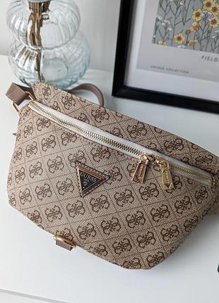 Женская бананка ge гесс бежевая, поясная бананка yousf