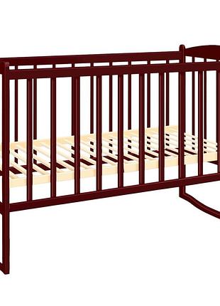 Кроватка-качалка детская toys "простая" шоколад
