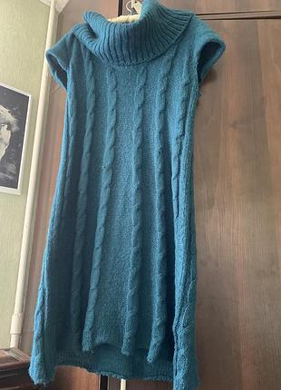 Тепла сукня з вовни та мохеру