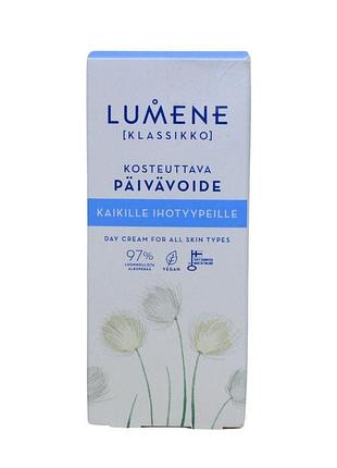 Крем для обличчя lumene klassikko 50мл денний зволожуючий для всіх типів шкіри