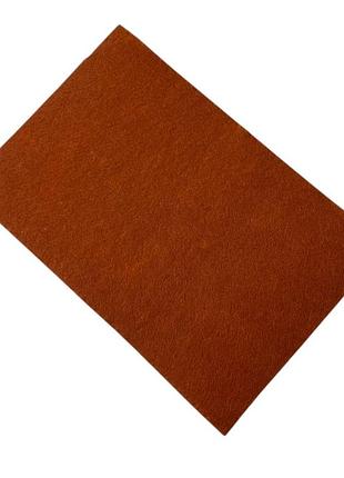 Фетр листовий середньої жорсткості , а4, коричневий, 1 шт, арт 019460, коричневий