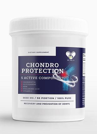 Хондропротектор глюкозамин, хондроитин, мсм, гиалуроновая кислота, витамин с для суставов envie lab