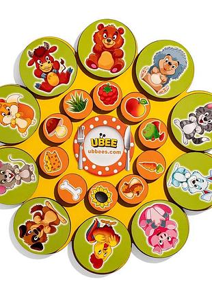 Гра на липучках - хто що їсть