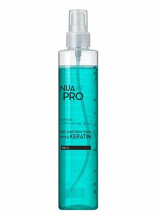 Nua pro восстанавливающий двухфазный спрей-реконструкция с кератином 250 мл