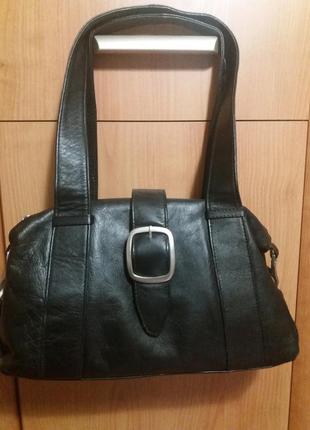 Фирменная кожаная сумка