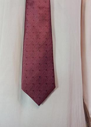 Краватка шовкова бордо