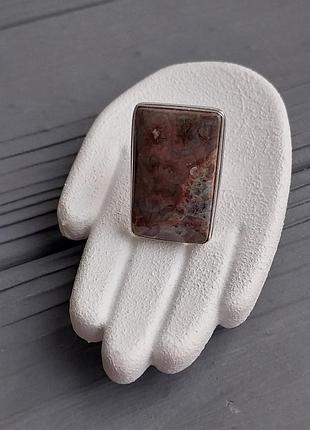 Яшма 16 размер натуральная кольцо натуральная яшма кольцо из яшмы индия!