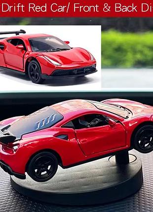 Крута іграшка «спортивний автомобіль» на торпедо авто (колір — червоний) арт. 06549